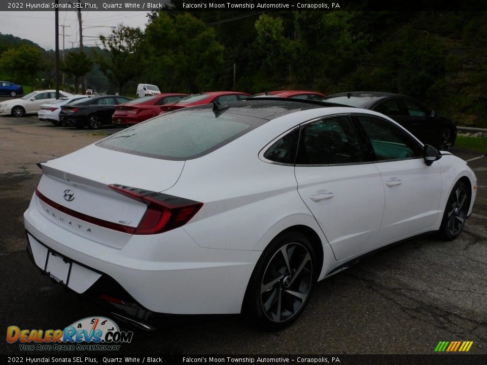 2022 Hyundai Sonata SEL Plus Quartz White / Black Photo #2