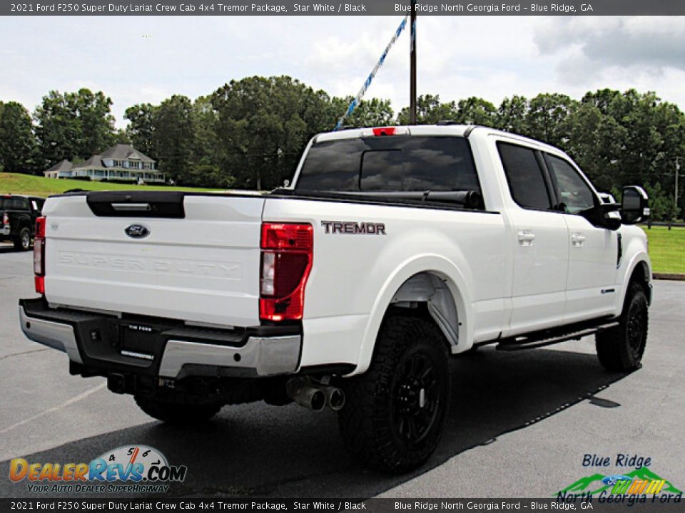 2021 Ford F250 Super Duty Lariat Crew Cab 4x4 Tremor Package Star White / Black Photo #5