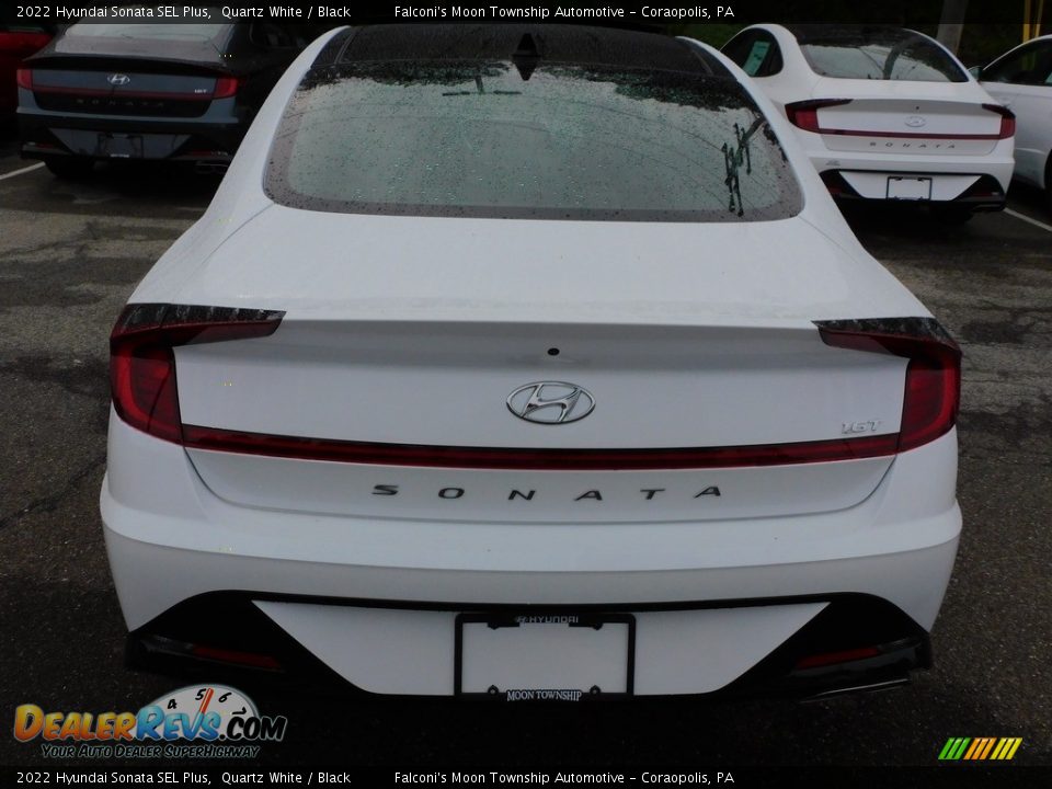 2022 Hyundai Sonata SEL Plus Quartz White / Black Photo #3