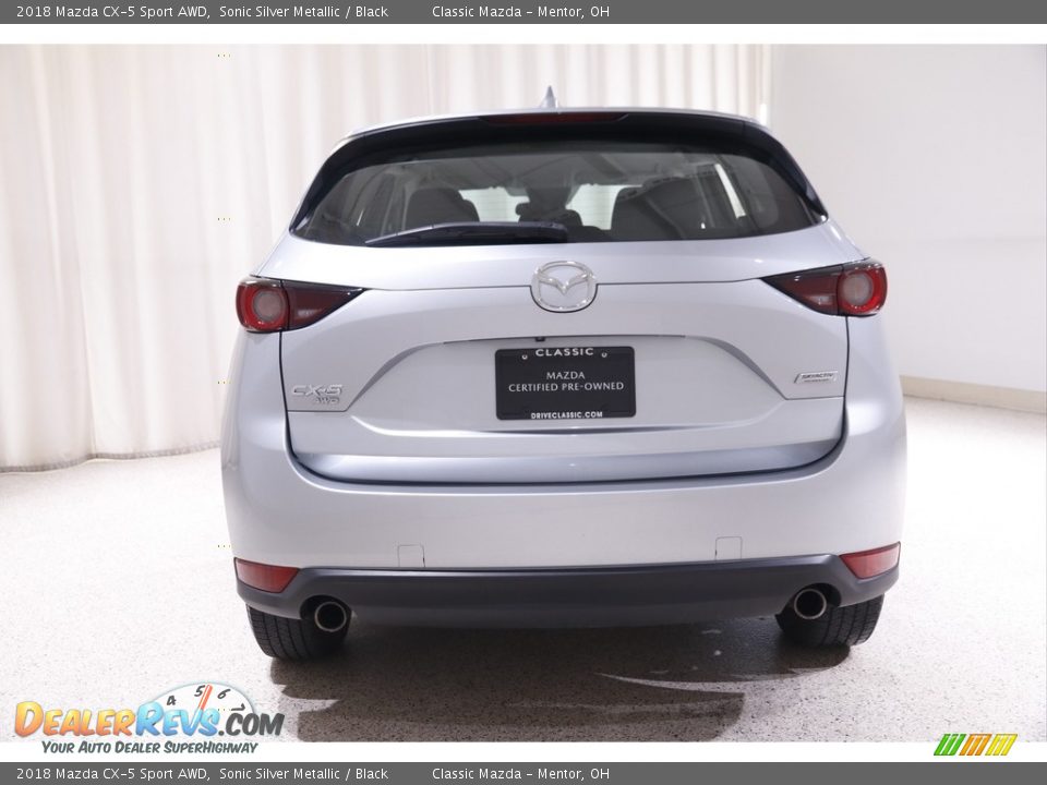 2018 Mazda CX-5 Sport AWD Sonic Silver Metallic / Black Photo #16