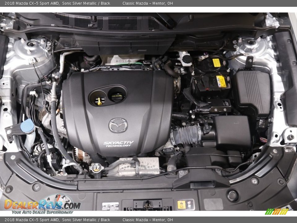 2018 Mazda CX-5 Sport AWD Sonic Silver Metallic / Black Photo #17
