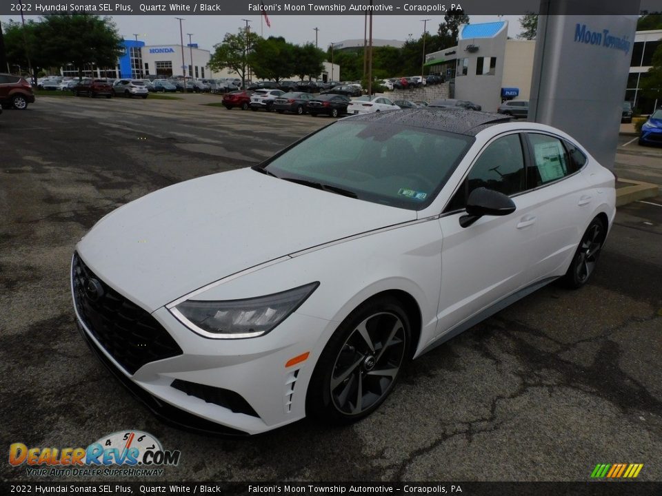 2022 Hyundai Sonata SEL Plus Quartz White / Black Photo #7