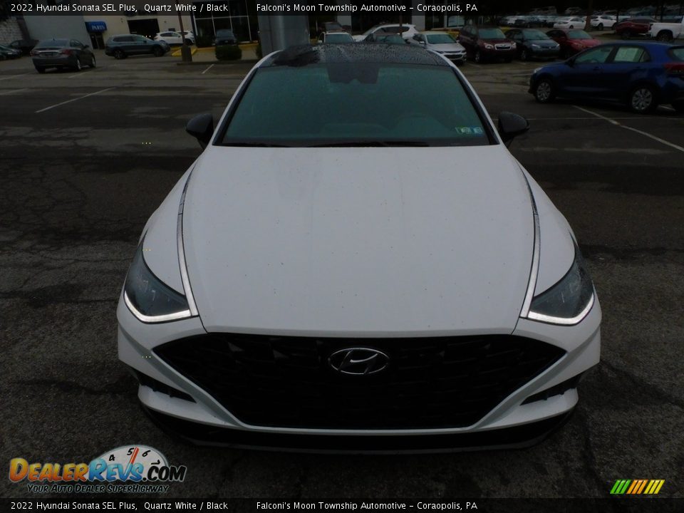 2022 Hyundai Sonata SEL Plus Quartz White / Black Photo #8