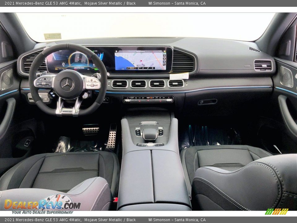 2021 Mercedes-Benz GLE 53 AMG 4Matic Mojave Silver Metallic / Black Photo #6