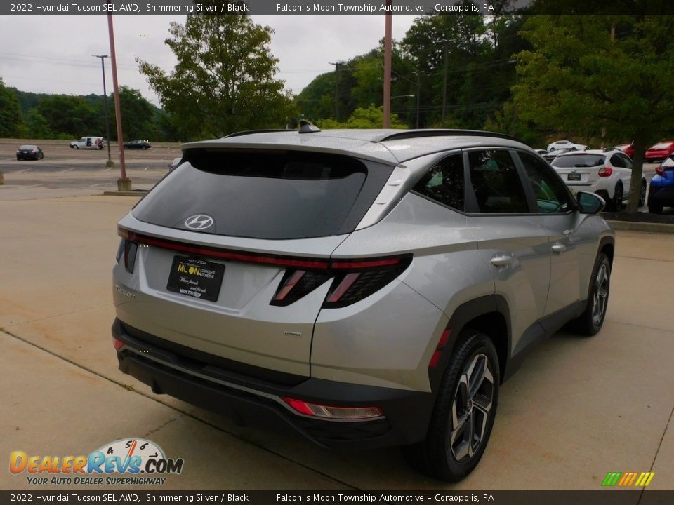 2022 Hyundai Tucson SEL AWD Shimmering Silver / Black Photo #2