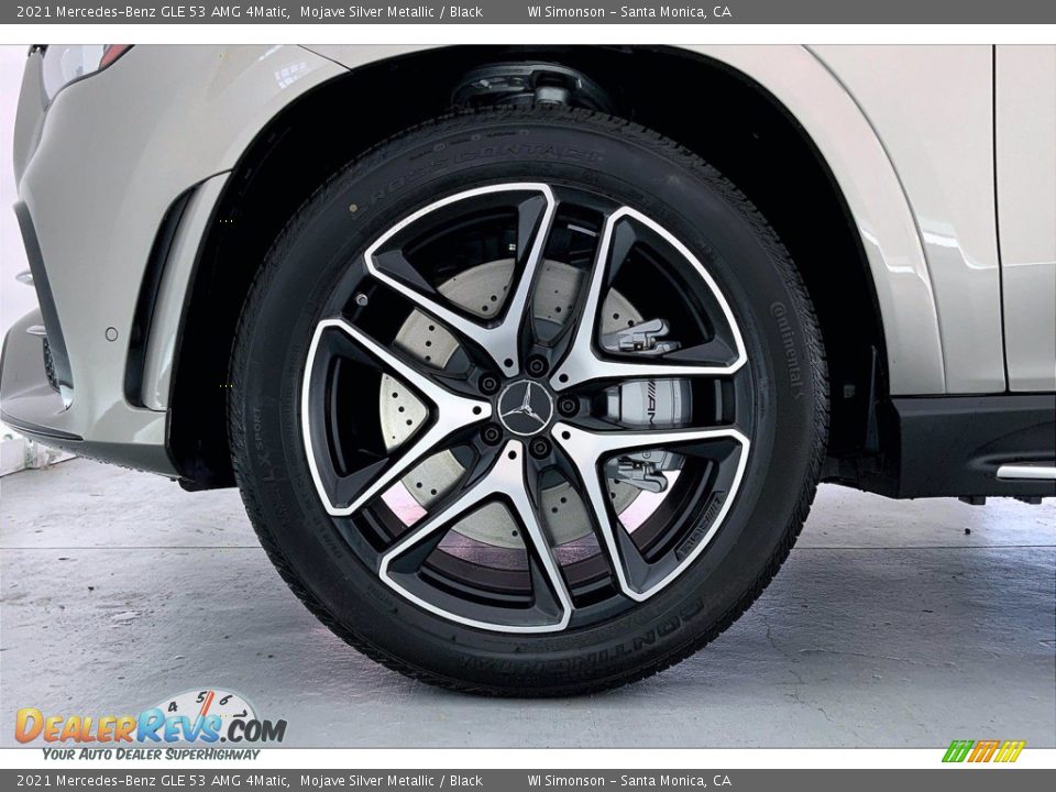 2021 Mercedes-Benz GLE 53 AMG 4Matic Mojave Silver Metallic / Black Photo #10