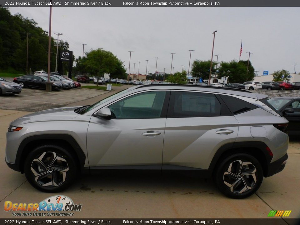 2022 Hyundai Tucson SEL AWD Shimmering Silver / Black Photo #6