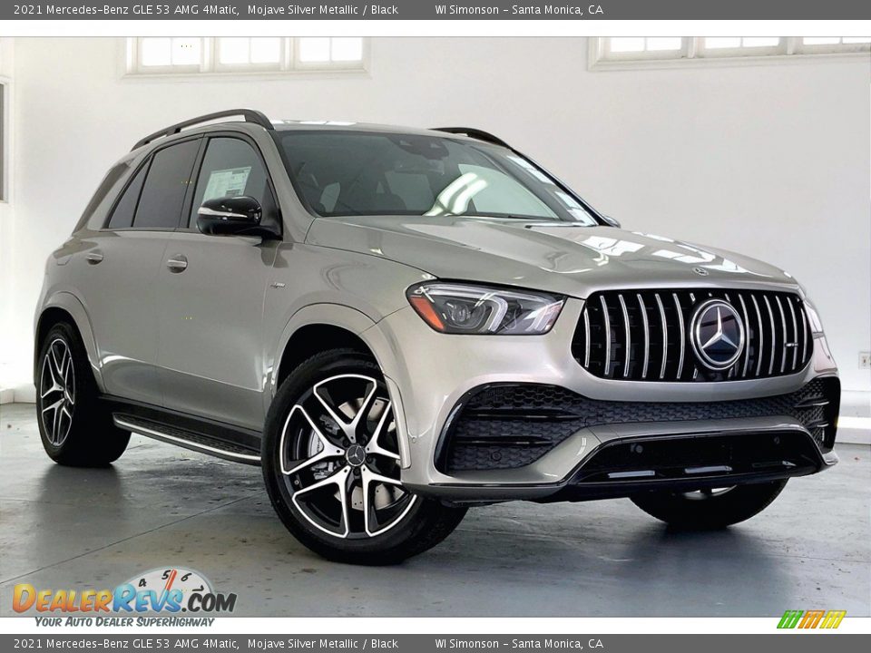 2021 Mercedes-Benz GLE 53 AMG 4Matic Mojave Silver Metallic / Black Photo #12