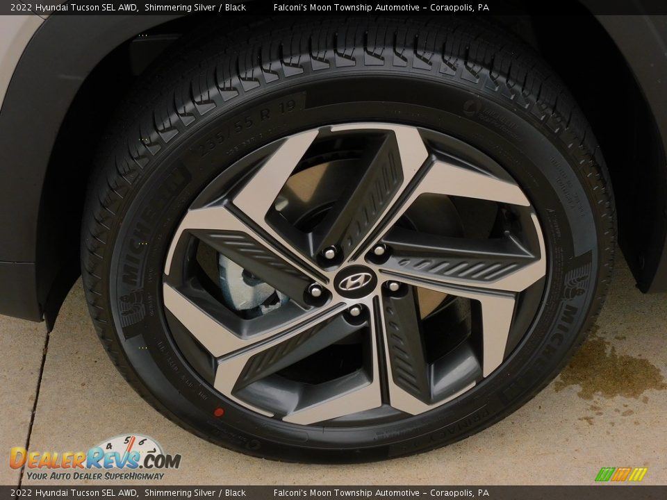 2022 Hyundai Tucson SEL AWD Shimmering Silver / Black Photo #9