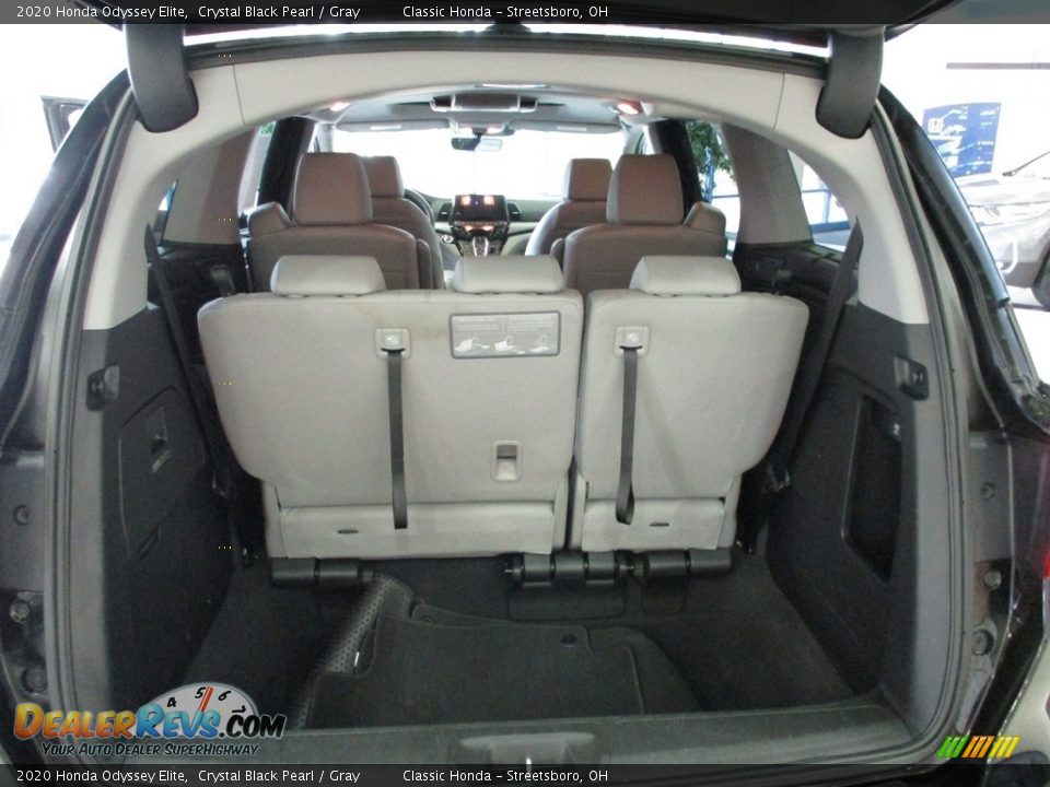 2020 Honda Odyssey Elite Crystal Black Pearl / Gray Photo #21