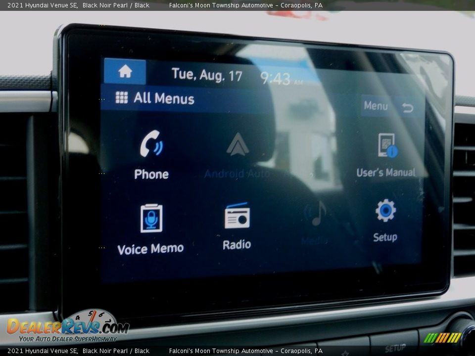 2021 Hyundai Venue SE Black Noir Pearl / Black Photo #15
