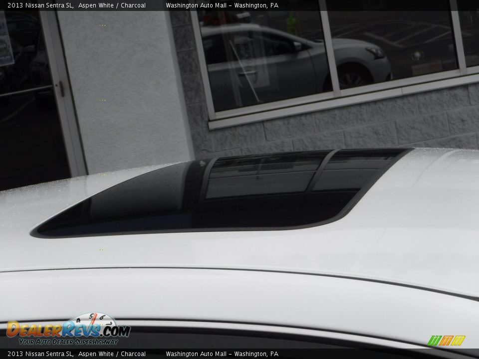 2013 Nissan Sentra SL Aspen White / Charcoal Photo #4