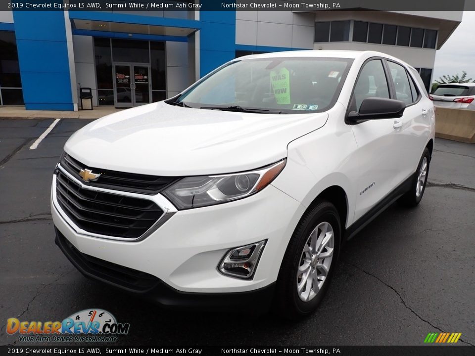 2019 Chevrolet Equinox LS AWD Summit White / Medium Ash Gray Photo #2