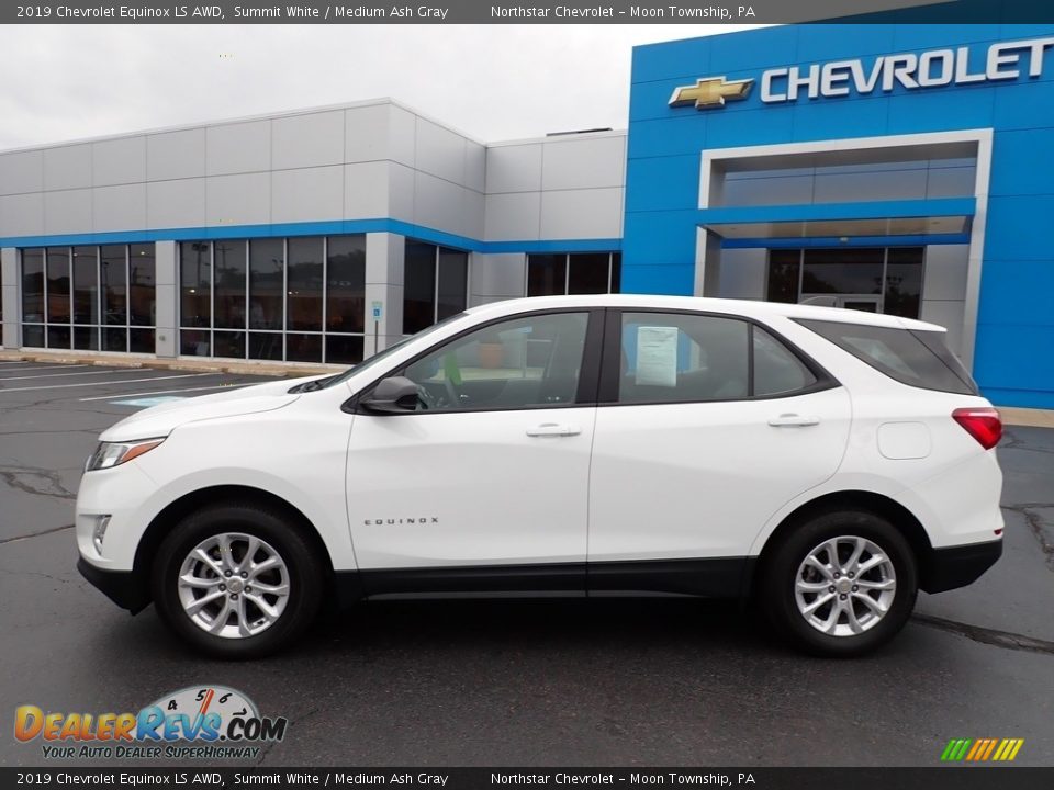 2019 Chevrolet Equinox LS AWD Summit White / Medium Ash Gray Photo #3