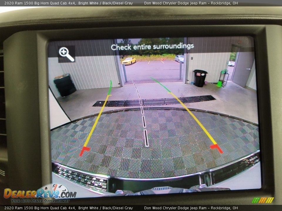 2020 Ram 1500 Big Horn Quad Cab 4x4 Bright White / Black/Diesel Gray Photo #2