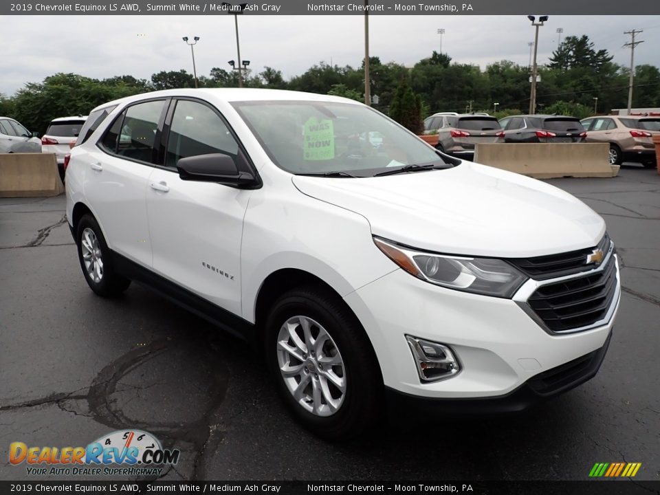 2019 Chevrolet Equinox LS AWD Summit White / Medium Ash Gray Photo #11