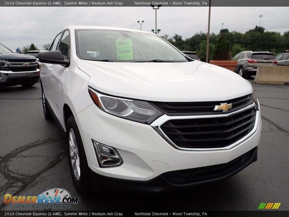 2019 Chevrolet Equinox LS AWD Summit White / Medium Ash Gray Photo #12