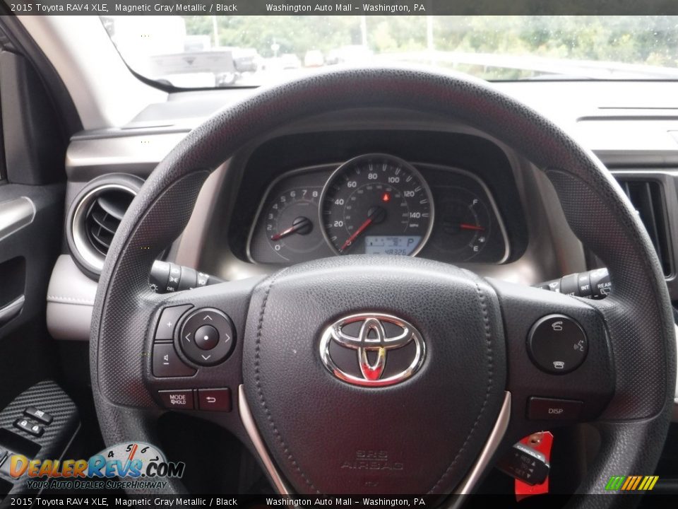 2015 Toyota RAV4 XLE Magnetic Gray Metallic / Black Photo #24