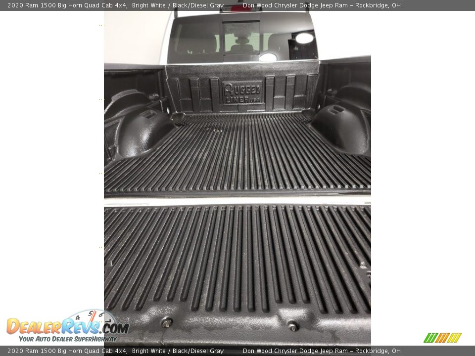 2020 Ram 1500 Big Horn Quad Cab 4x4 Bright White / Black/Diesel Gray Photo #11
