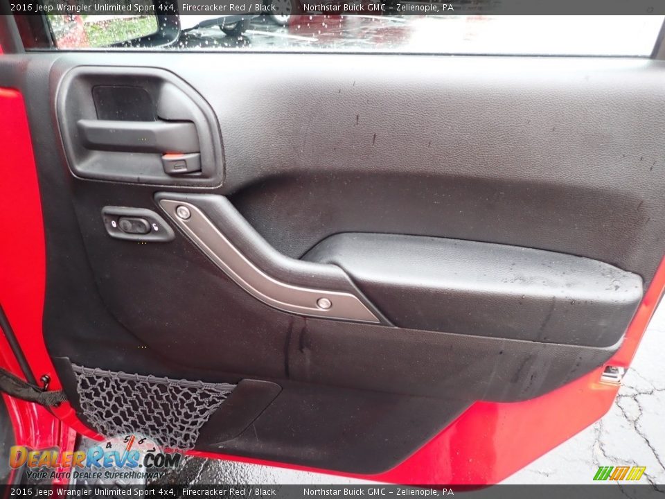 2016 Jeep Wrangler Unlimited Sport 4x4 Firecracker Red / Black Photo #7