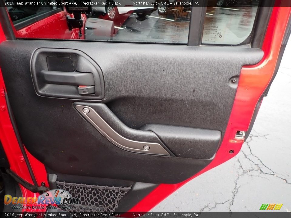 2016 Jeep Wrangler Unlimited Sport 4x4 Firecracker Red / Black Photo #8