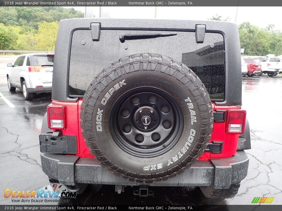 2016 Jeep Wrangler Unlimited Sport 4x4 Firecracker Red / Black Photo #10