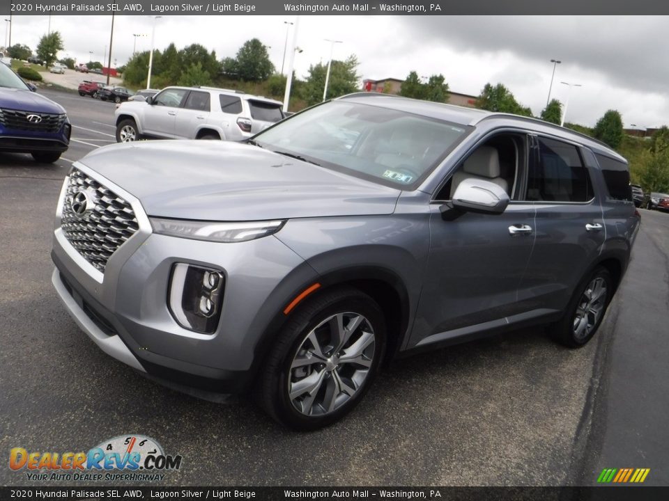 2020 Hyundai Palisade SEL AWD Lagoon Silver / Light Beige Photo #6