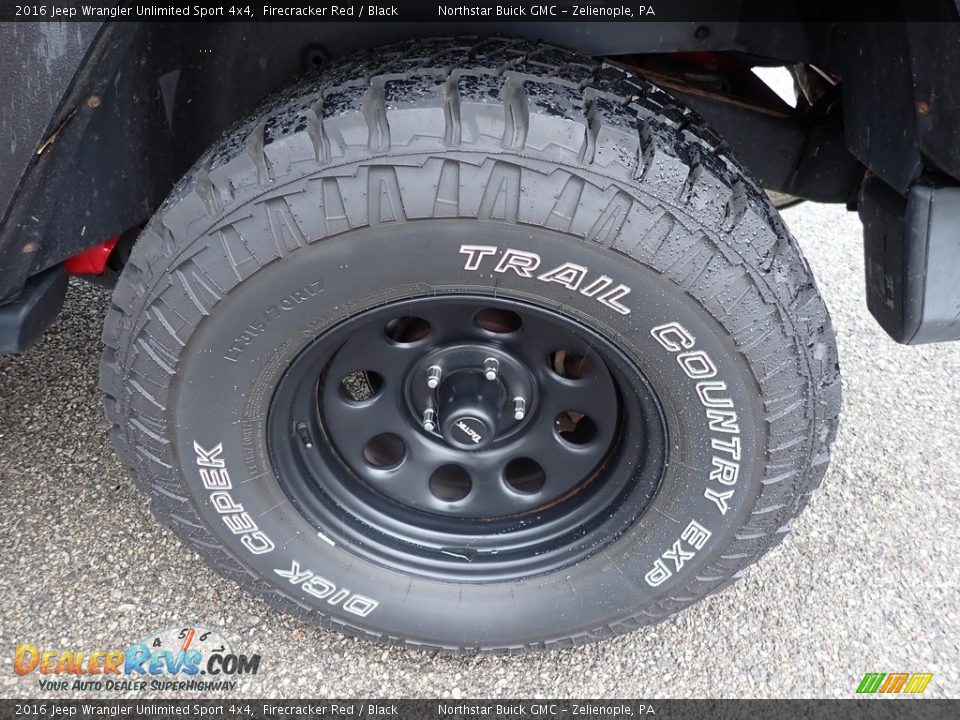 2016 Jeep Wrangler Unlimited Sport 4x4 Firecracker Red / Black Photo #14
