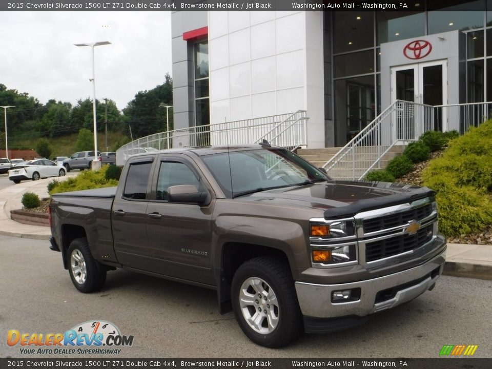 2015 Chevrolet Silverado 1500 LT Z71 Double Cab 4x4 Brownstone Metallic / Jet Black Photo #1