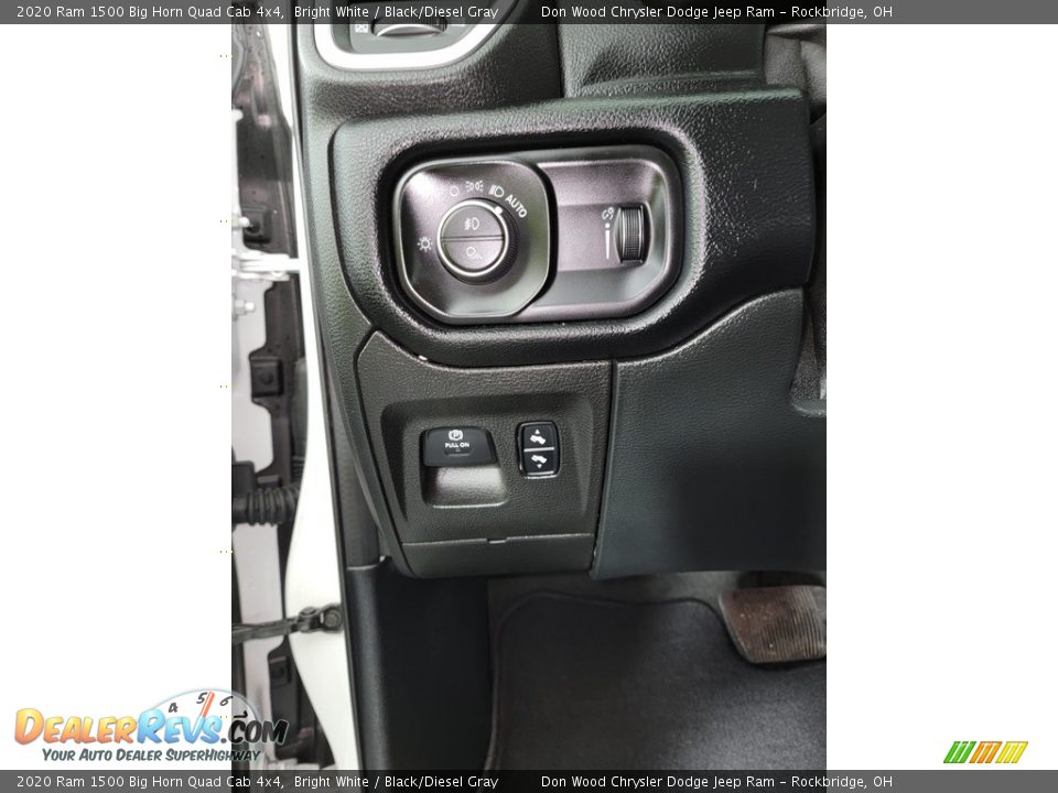 2020 Ram 1500 Big Horn Quad Cab 4x4 Bright White / Black/Diesel Gray Photo #21