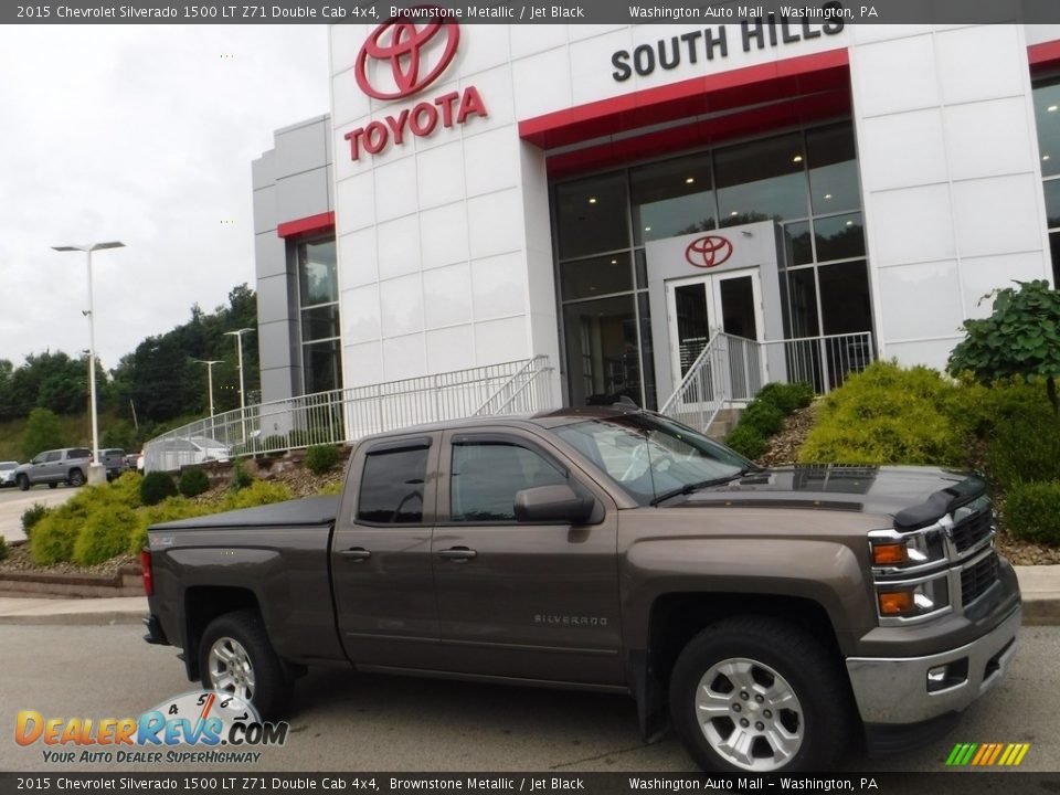 2015 Chevrolet Silverado 1500 LT Z71 Double Cab 4x4 Brownstone Metallic / Jet Black Photo #2