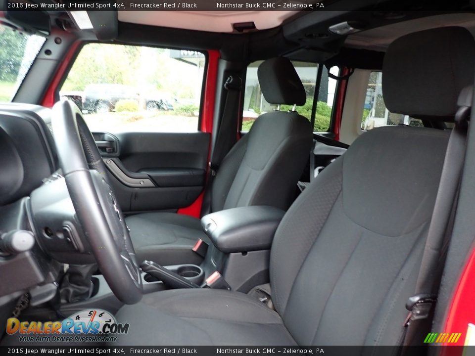 2016 Jeep Wrangler Unlimited Sport 4x4 Firecracker Red / Black Photo #16