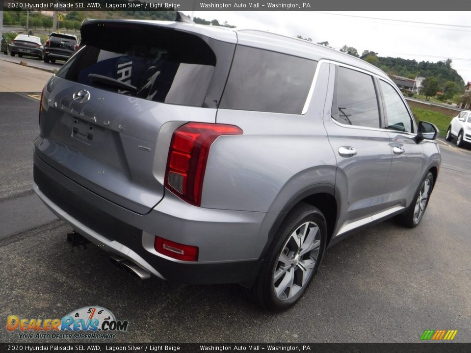 2020 Hyundai Palisade SEL AWD Lagoon Silver / Light Beige Photo #11