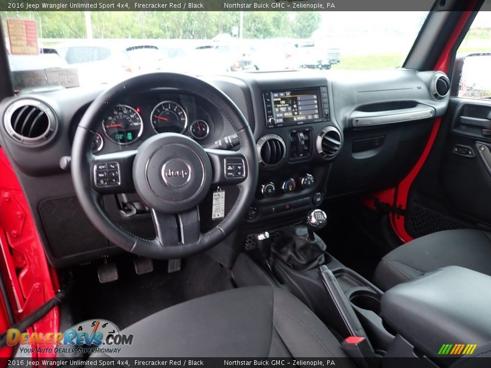 2016 Jeep Wrangler Unlimited Sport 4x4 Firecracker Red / Black Photo #18