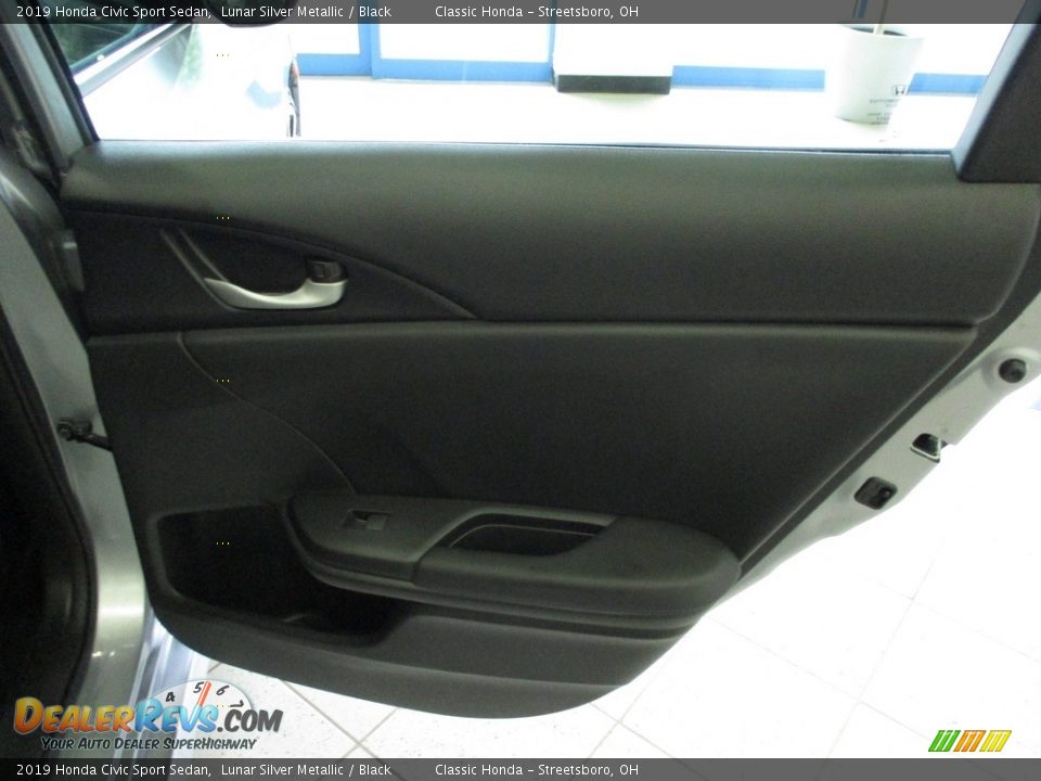 2019 Honda Civic Sport Sedan Lunar Silver Metallic / Black Photo #17