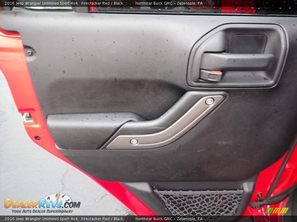 2016 Jeep Wrangler Unlimited Sport 4x4 Firecracker Red / Black Photo #19