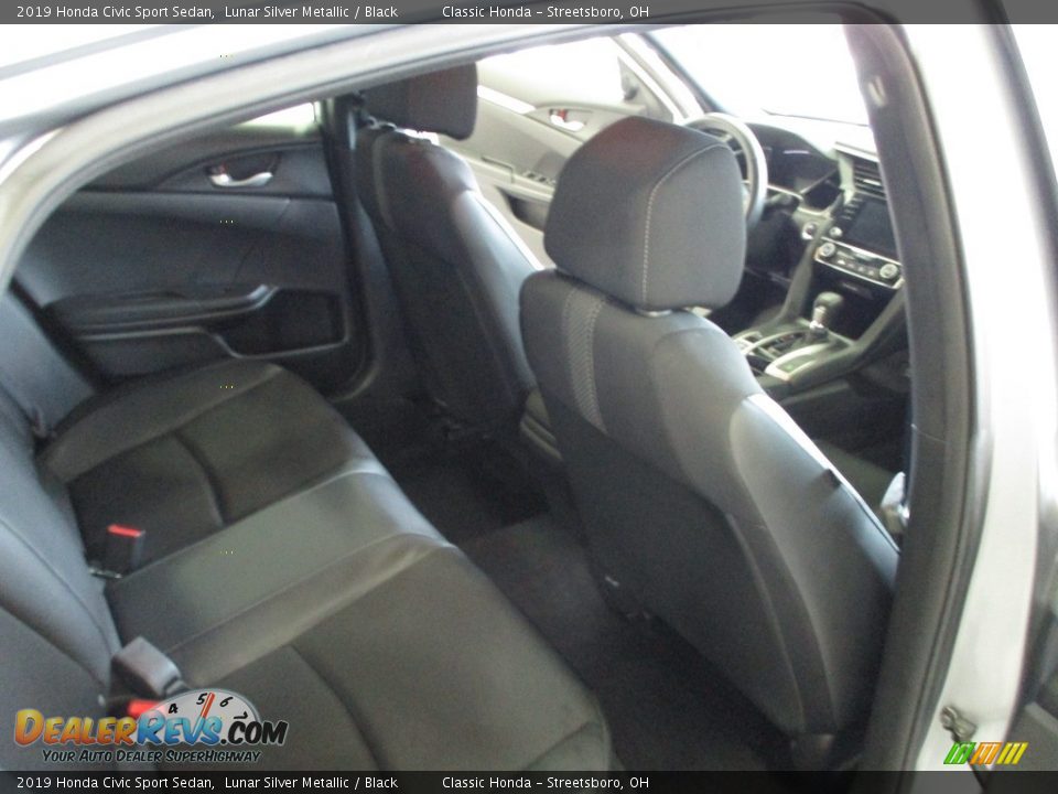 2019 Honda Civic Sport Sedan Lunar Silver Metallic / Black Photo #18