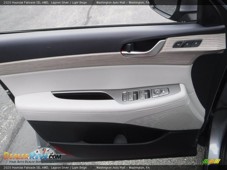 2020 Hyundai Palisade SEL AWD Lagoon Silver / Light Beige Photo #15