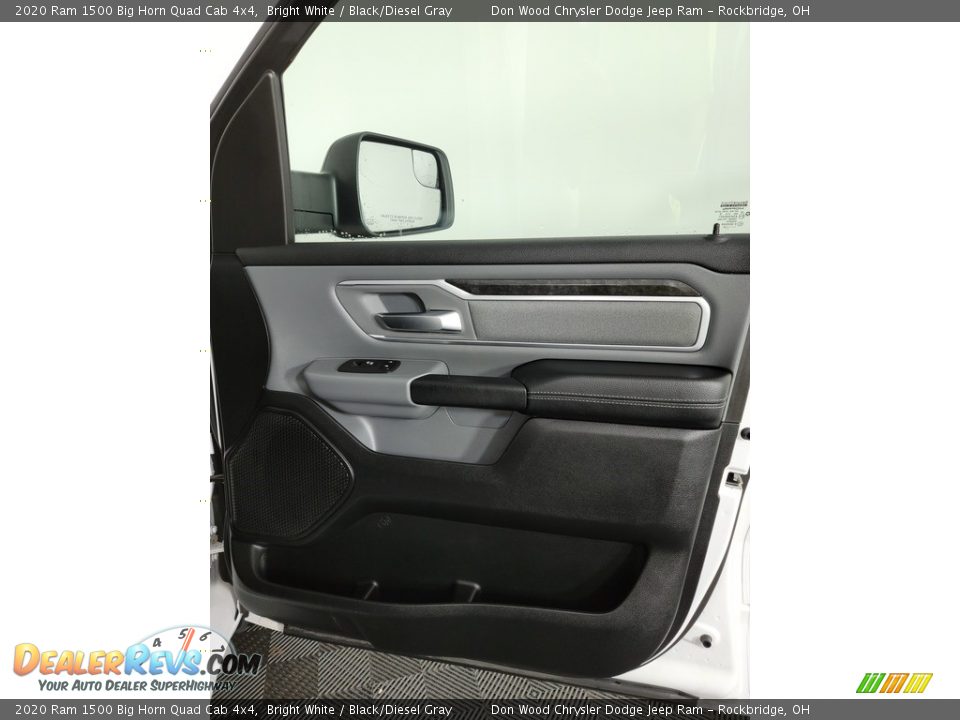 2020 Ram 1500 Big Horn Quad Cab 4x4 Bright White / Black/Diesel Gray Photo #29