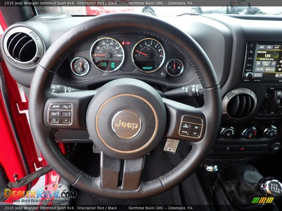 2016 Jeep Wrangler Unlimited Sport 4x4 Firecracker Red / Black Photo #21