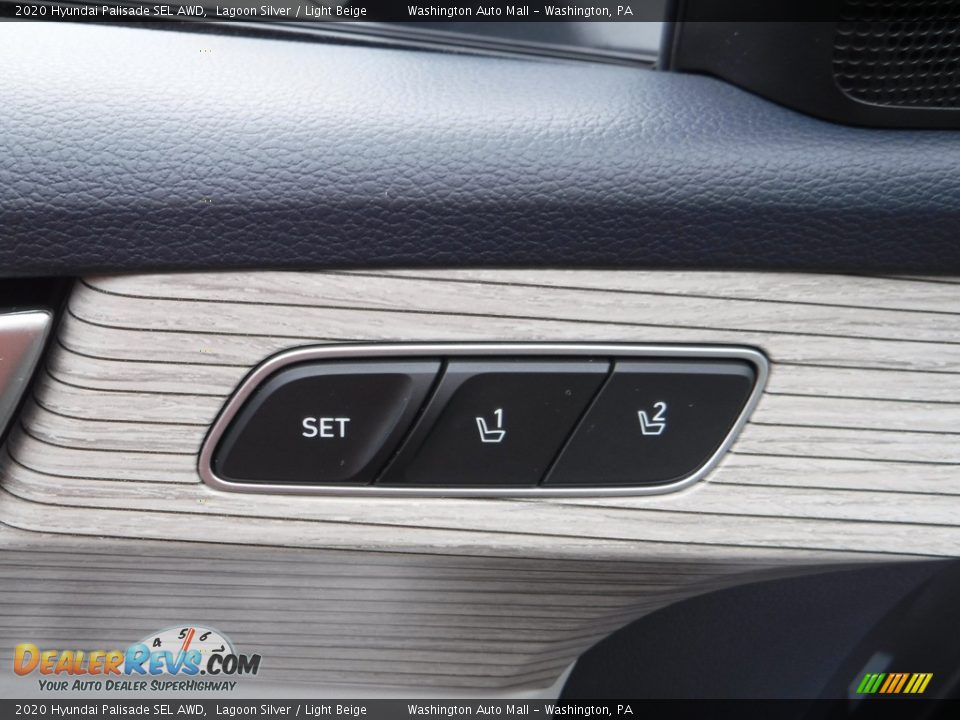 2020 Hyundai Palisade SEL AWD Lagoon Silver / Light Beige Photo #16