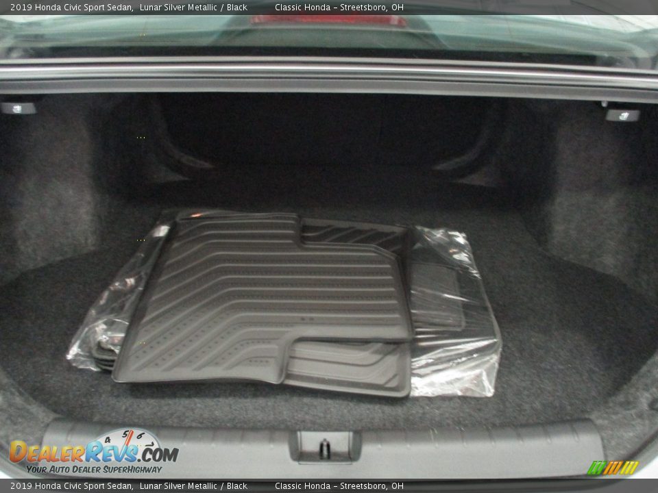 2019 Honda Civic Sport Sedan Lunar Silver Metallic / Black Photo #20
