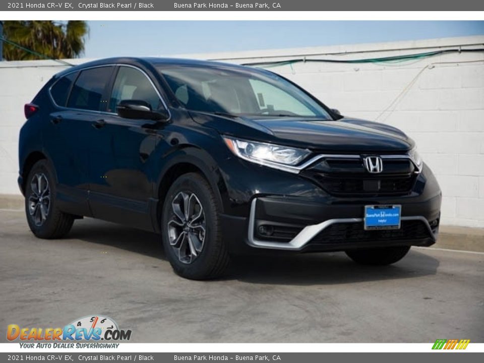 2021 Honda CR-V EX Crystal Black Pearl / Black Photo #1