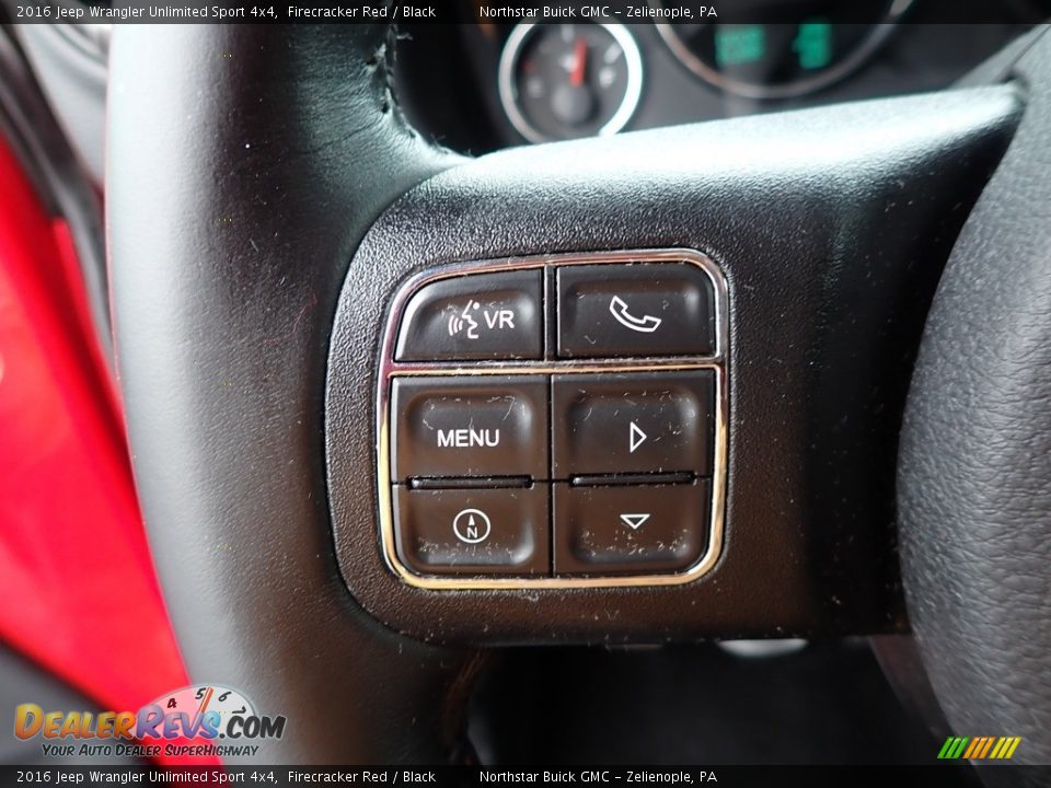 2016 Jeep Wrangler Unlimited Sport 4x4 Firecracker Red / Black Photo #22