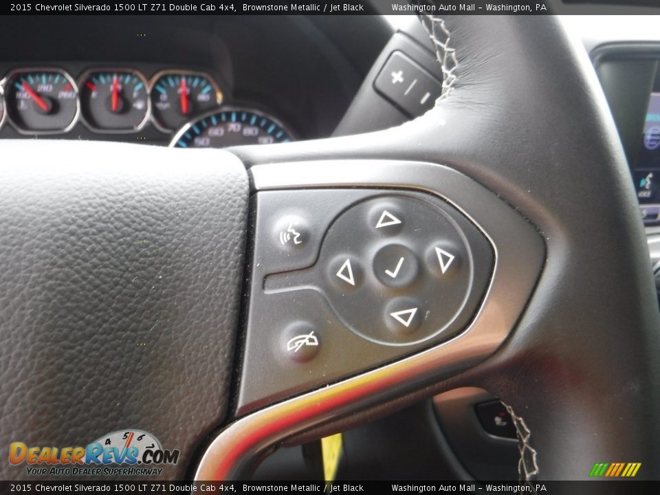 2015 Chevrolet Silverado 1500 LT Z71 Double Cab 4x4 Brownstone Metallic / Jet Black Photo #10