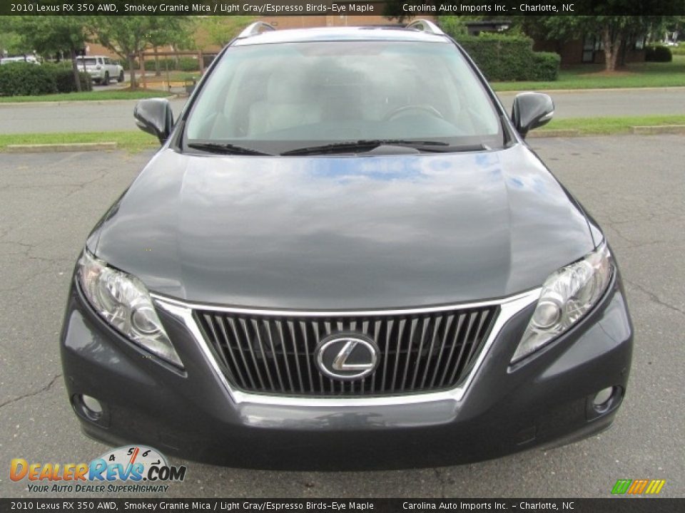 2010 Lexus RX 350 AWD Smokey Granite Mica / Light Gray/Espresso Birds-Eye Maple Photo #5