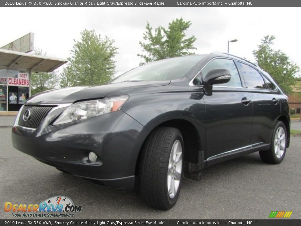 2010 Lexus RX 350 AWD Smokey Granite Mica / Light Gray/Espresso Birds-Eye Maple Photo #6