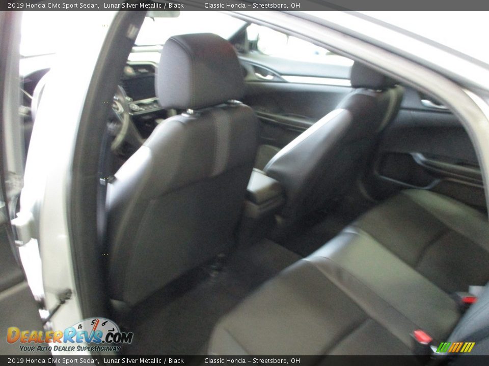2019 Honda Civic Sport Sedan Lunar Silver Metallic / Black Photo #23
