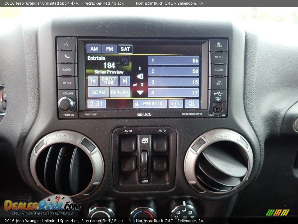 2016 Jeep Wrangler Unlimited Sport 4x4 Firecracker Red / Black Photo #24