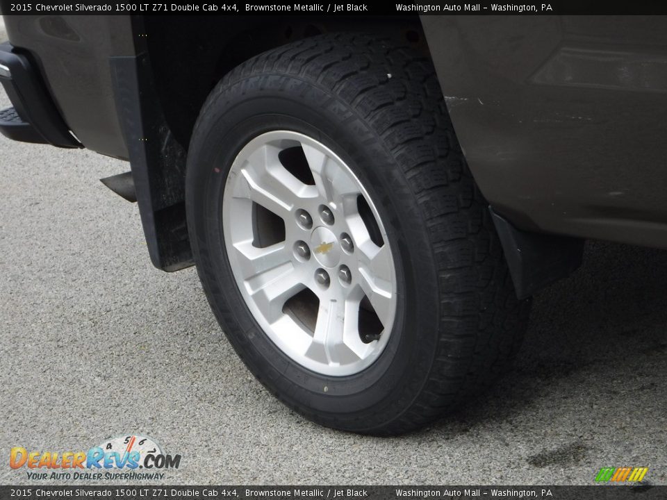 2015 Chevrolet Silverado 1500 LT Z71 Double Cab 4x4 Brownstone Metallic / Jet Black Photo #12